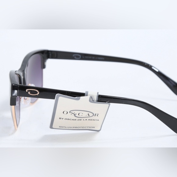 NWT Oscar De La Renta Black Gold Gradient Lens Sunglasses main image 5